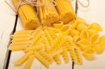 Bunch Of Italian Pasta Type Stock Photo