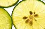 Pieces Of Lime Stock Photo