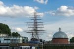 Cutty Sark At Greenwich Stock Photo