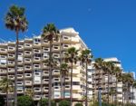 Marbella, Andalucia/spain - May 4 : View Of An Apartment Block I Stock Photo