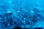 Crystal Ice Cave Near Jokulsarlon Stock Photo