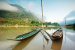 Local Long-tailed Boat Stock Photo