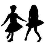 Dancing Kids Stock Photo