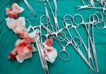 Surgery Equipment In The Operating Room Stock Photo