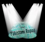 Pakistani Rupee Shows Foreign Currency And Banknote Stock Photo