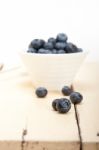 Fresh Blueberry Bowl Stock Photo