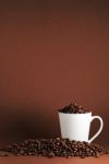 Coffee Beans And Mug Stock Photo