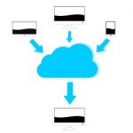 Cloud Computer Illustration Stock Photo