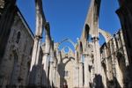 Carmo Church Ruins In Lisbon, Portugal Stock Photo