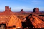 Scenic View Of Monument Valley Utah Usa Stock Photo