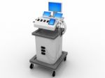 Medical Ultrasound Diagnostic Machine Stock Photo