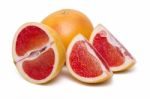 Fresh And Healthy Grapefruit Stock Photo