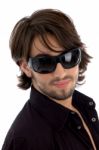 Handsome Male With Sunglasses Stock Photo