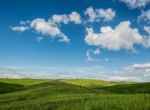 View Of The Scenic Tuscan Countryside Stock Photo