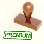 Premium Rubber Stamp Stock Photo