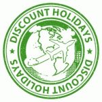 Discount Holidays Represents Bargains Discounted And Vacational Stock Photo