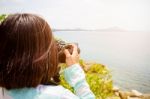 Young Woman Photography Stock Photo