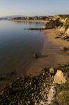 Beaches Near Ferragudo, Portugal Stock Photo