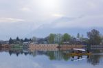 Srinagar, India - April 15 2016: Lifestyle In Dal Lake Stock Photo