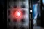 Storage Servers In Data Room Domestic Room Stock Photo