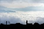 Landscape Of Cloud Above Cordillera In The Morning Stock Photo