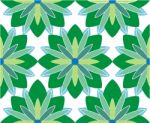 Symmetrical Repeat, Seamless Pattern Stock Photo