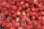 Rambutan Background Stock Photo