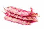 Borlotti Beans Stock Photo