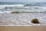 Seashore In A Storm Stock Photo