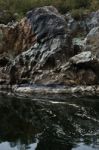 The Gorge Waterfall And Creek Stock Photo