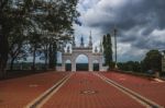 The View From The Top Of St. Elias Chavara Pilgrimage Center In Stock Photo