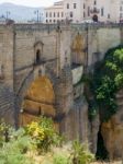 Ronda, Andalucia/spain - May 8 : View Of The New Bridge In Ronda Stock Photo