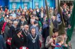 Memorial Service On Remembrance Sunday In East Grinstead Stock Photo