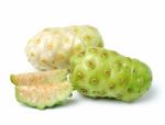 Exotic Fruit - Noni On White Stock Photo