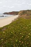 Beautiful Coastline Of Sagres Stock Photo