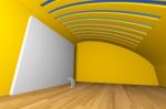 Yellow Gallery  Stock Photo