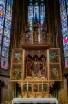 Altar In St Vitus Cathedral In Prague Stock Photo