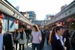 Tokyo, Japan - Nov 21 : Nakamise Shopping Street In Asakusa, Tok Stock Photo