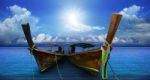 Thai Andaman Long Tailed Boat Southern Of Thailand On Sea Beach Stock Photo