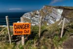 Danger Keep Out Sign Stock Photo