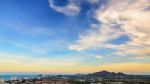 Colorful Sky Over The Hua Hin City Stock Photo