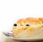 Blueberry Bread Cake Dessert Stock Photo