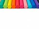 Colorful Plasticine Stock Photo