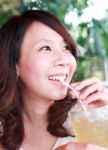 Happy Asian Girl Stock Photo