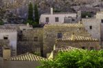 Beautiful Ancient Town Monemvasia Stock Photo