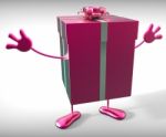 Celebrate Gift Means Occasion Gift-box And Gifts Stock Photo