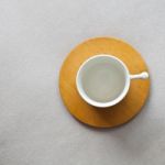 Empty Coffee Cup Stock Photo