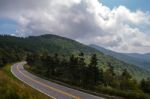 Blue Ridge Mountains And Blue Ridge Parkway Stock Photo