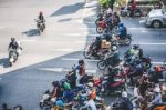 Traffic Jam In Bangkok Stock Photo