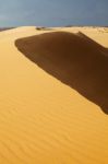 White Sand Dunes In Mui Ne, Vietnam Stock Photo